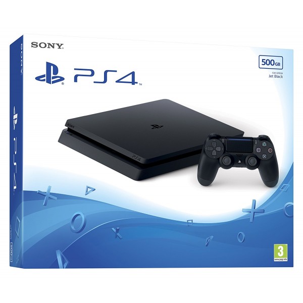 Sony PlayStation 4 (PS4) Slim 500GB, Black (безплатна доставка)